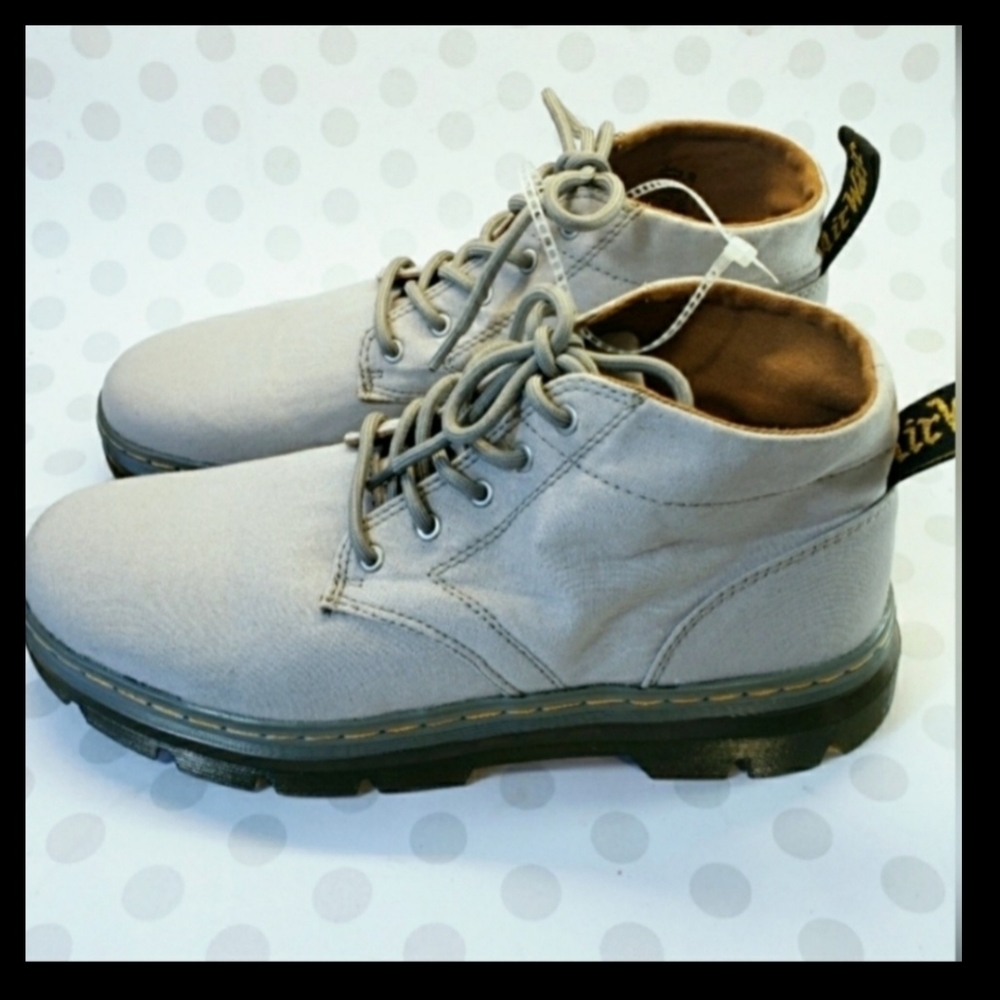DR MARTENS Canvas Chukka, Gray Size 13 NWOB